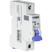 Автоматический выключатель DrFERZ FMB-C 6kA 1P 16A тип С (00059)