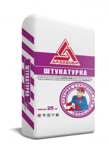 Штукатурка Забудова № 301.1. Для наружных работ. 25 кг. РБ