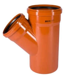 Тройник 160/110х45º для наружной канализации Ostendorf KGEА