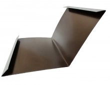 Ендова нижняя 295х295х2000 мм RAL 8017 (коричневый)