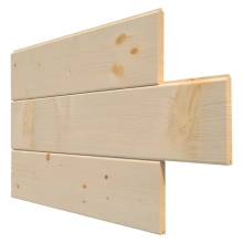 Вагонка Штиль хвойная 12,5х110х2500 мм 2,475 м² сорт АВ