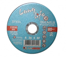 Круг отрезной по металлу LUGAABRASIV LONG LIFE 115x22,2x1,0 мм. РФ.