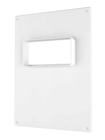 Вентиляционная решетка 511ПТГ 180х250 мм с фланцем 110х55 мм горизонтальным