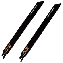 Пилки для сабельной пилы универсальные 225 мм, 2 шт RAGE S1122VF (552120)