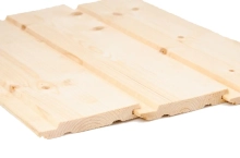 Вагонка Евро хвойная 12,5х88х2200 мм 1,94 м² сорт АВ