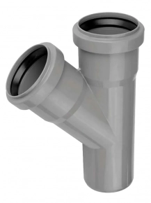 Тройник 50/40х45º Ostendorf HTЕA