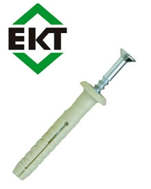 Дюбель-гвоздь 6х40 нейлон нахлест 50 шт ЕКТ B009127