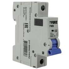 Автоматический выключатель DrFERZ FMB-C 6kA 1P 40A тип С (00063)
