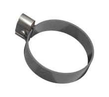 Хомут со шпилькой для трубы ПВХ Технониколь Оптима RAL 7024 (серый)