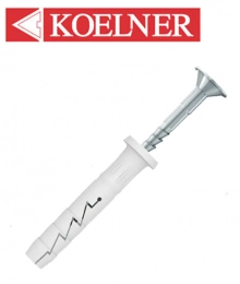 Дюбель 6*40 KOELNER FX. Нахлест. Пачка 100 шт. Польша.