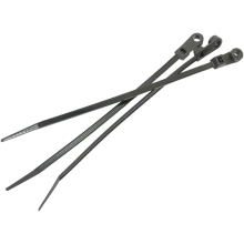 Хомут-стяжка с отверстием 200х4,3 мм Navigator черный (100 шт)