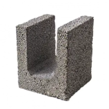 Керамзитобетонный блок для перемычек 225x200x240 Новолукомль