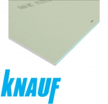 Гипсокартон KNAUF влагоогнестойкий РБ. 12,5х1200х3000 мм.
