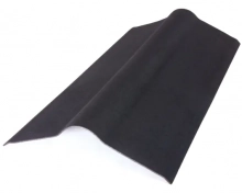 Конёк А100 Ондулин 1х0,5 м антрацитово-серый