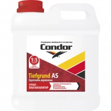 Грунтовка влагоизолятор Condor Tiefgrund AS концентрат 1:5  5 л