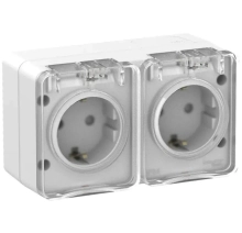 Розетка IP54 Schneider Electric AtlasDesign ATN540126 с/з