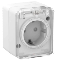 Розетка IP54 с/з и шторками Schneider Electric AtlasDesign ATN540145