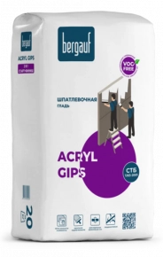 Шпатлевка Bergauf Acryl Gips Старт-финиш 20 кг