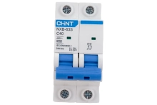 Автоматический выключатель CHINT NXB-63S 2P 40А 4,5kA тип C