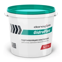 Гидроизоляция эластичная Danogips GidroFlex, 5 кг