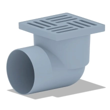 Трап для душа АНИ пласт горизонтальный 105x105/110 (TA1110)