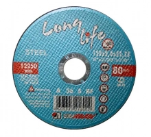 Круг отрезной по металлу LUGAABRASIV LONG LIFE 125x22,2x1,0 мм. РФ.