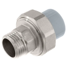 Муфта комб. разъем. с наружной резьбой 20х1/2" Valfex ПП