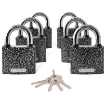 Замки навесные Apecs PD-01-63 6 замков + 5 ключей
