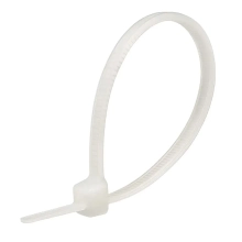 Хомут-стяжка нейлоновая КСС 400х5 мм, белая, 100 шт DEKRON (U5400W)