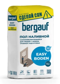 Самонивелир цементно-гипсовый Bergauf Easy Boden 25 кг