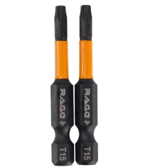 Бита торсионная Torx T15 S2x50 мм 2 шт RAGE by VIRA 554146