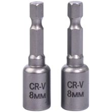 Бита для кровельных саморезов 8 мм 2 шт VIRA 554408