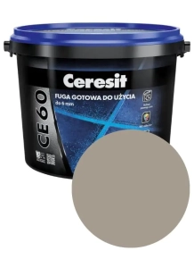 Фуга Ceresit CE 60 готовая к применению №12 темно-серая 2 кг