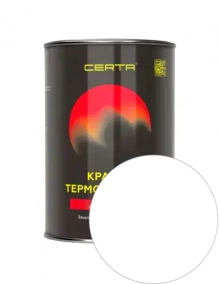 Эмаль термостойкая Certa Standart RAL 9003 белая 0,8 кг