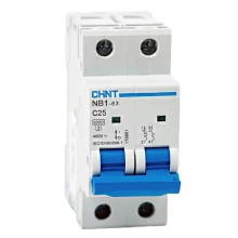 Автоматический выключатель CHINT NB1-63 6kA 2P 25A тип С