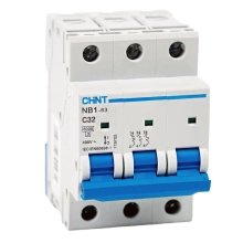 Автоматический выключатель CHINT NB1-63 6kA 3P 32A тип C