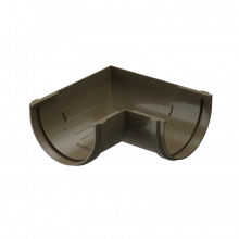 Угловой элемент 90º Docke PREMIUM RAL 8017 (каштан)
