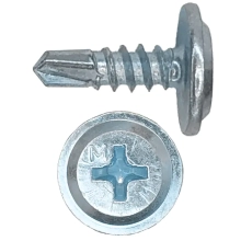 Саморез DAXMER с прессшайбой 4,2х13 мм со сверлом оцинкованный 200 шт