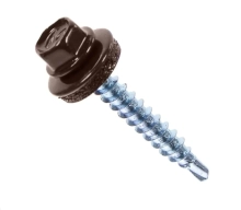 Саморез кровельный DAXMER 4,8х35 мм RAL 8017 Шоколадно-коричневый 250 шт