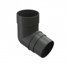 Колено 72º Docke PREMIUM (Графит). RAL7024. РФ.
