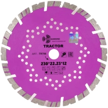 Диск алмазный отрезной Tractor 230 х 22,2 мм Trio-diamond TR706