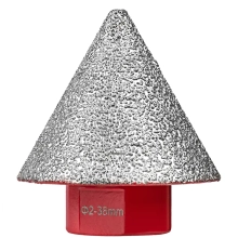 Фреза алмазная конусная 2-38 мм DLT Ceramic Cone Pro (0512)