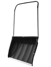 Движок пластиковый для снега с ручкой 700х465 мм