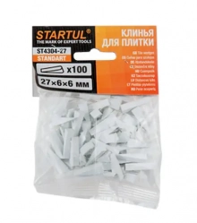 Клинья для плитки STARTUL 27х6х6 мм. Пачка 100 шт. РФ.