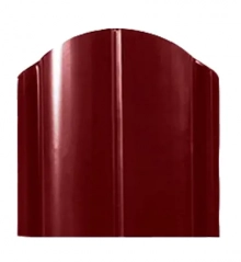 Штакетник металл. Европланка 130 мм, высота 1,5 м. RAL 3005. РБ.