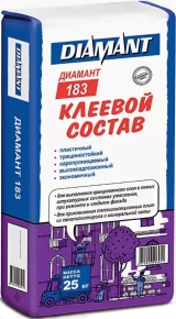 Diamant 183. РБ. 25 кг. Универсальный клей для утеплителя.