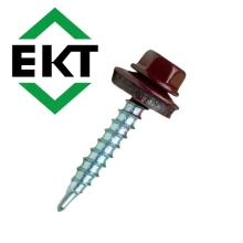 Саморез кровельный 4,8х29 мм RAL 3005 (50 шт) ЕКТ B004502