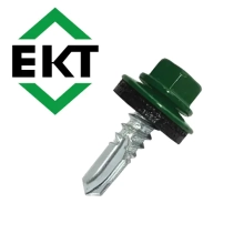 Саморез кровельный 5,5х19 мм RAL 6005 (50 шт) ЕКТ B009340