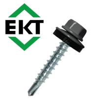 Саморез кровельный 4,8х29 мм RAL 7024 (50 шт) ЕКТ B009382