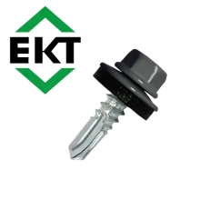 Саморез кровельный 5,5х19 мм RAL 7024 (50 шт) ЕКТ B009418